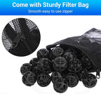 Segarty Aquarium Bio Balls, 1 inch Koi Pond Filter Media Bio Ball - Image 3