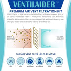 Complete Air Vent Register Filter Set Cut To Fit Any Size 16" x 60" & 50" - Image 5