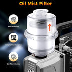 95% Efficiency Oil Mist Filter, Vacuum Pump Filter - Image 5