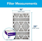 Filtrete 16x25x4 AC Furnace Air Filter, MPR 1550, MERV 12, Fits Lennox & - Image 2