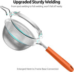 U-Taste Medium Fine Mesh Strainer: 18/8 Stainless Steel 4.73in 30 Mesh Kitchen - Image 8