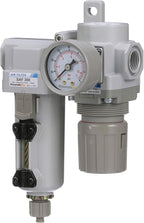 PneumaticPlus SAU320-N03G-MEP Compressed Air Filter Regulator Combo 3/8" NPT - Image 3