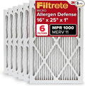 Filtrete 16x25x1 AC Furnace Air Filter, MERV 11, MPR 1000, Micro Allergen by Filtrete