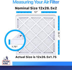 Filter King 12x26.5x2 Air Filter | 4-PACK | MERV 8 HVAC Pleated A/C Furnace - Image 2