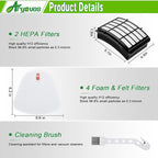 2 Hepa +4 Foam & Felt Filters Replacement - Image 3