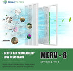 20x30x1 Air Filter 4 Pack, MERV 8 Pleated Dust Defense Air Filters Replacement - Image 5