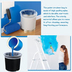 Paint Strainer Bags White Fine Mesh Filters Bag Bucket Elastic Opening Strainer - Image 5