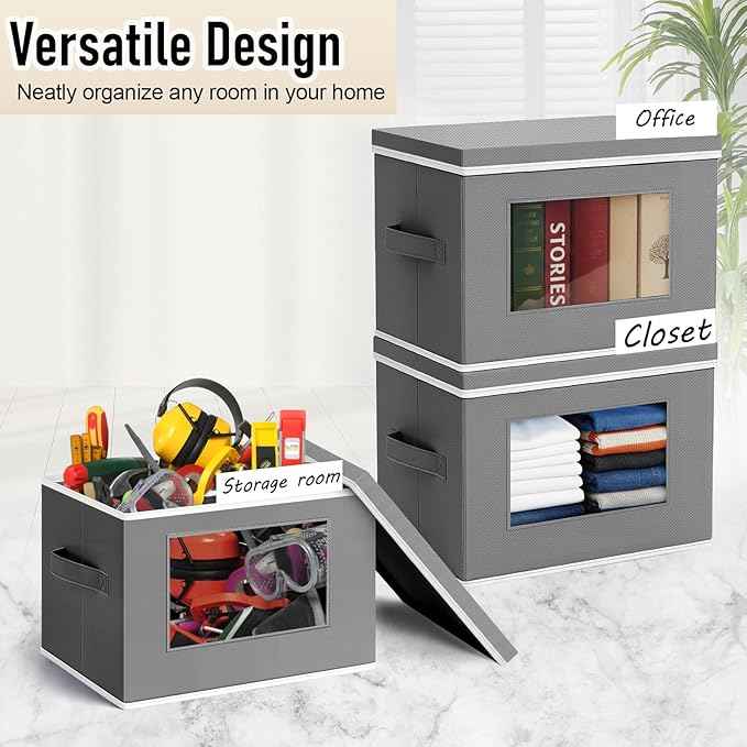 10 Pcs Fabric Storage Bins