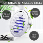Zonon 36 Pcs Stainless Steel Soffit Vents 4 Inch Round Dryer Vent Cover - Image 4