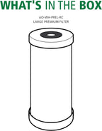 AO Smith 4.5"x10" 25 Micron Carbon Sediment Water Filter Replacement Cartridge - Image 2