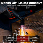 ARCCAPTAIN AG-60 Plasma Cutter Torch Consumables, CUT55 PROLUX, CUT 55PILOTARC - Image 2