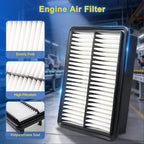 Cabin & Engine Air Filter Kit for 2019-2023 Mazda 3 2.0L, 2019-2026 Mazda3 2.5L - Image 5