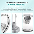 Replacement SF80110-1 Leaf Trap Cover w/Valve & O-Ring Compatible - Image 5