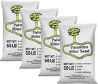 Palmetto 4 Pack Swimming Pool Filter Sand, 50 lb Bag – Natural Silica by Unknown