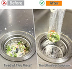 400 Pack Disposable Sink Strainer Bags – Ultra-Fine Elastic Mesh Food Catcher - Image 2