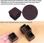 Ezprotekt 24 Pcs Square Chair Leg Floor Protectors - Image 6