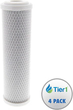 Tier1 10 Micron 10 Inch x 2.5 Inch | 4-Pack Whole House Carbon Block Water - Image 2