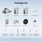 Wall Mount 36 Inch Range Hood 900 CFM, Ductless/Ducted Convertible Kitchen Hood - Image 9