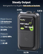 Pawfly Aquarium Battery Air Pump 40 GPH Oxygen Pump - Image 2