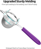 U-Taste Small Fine Mesh Strainer: 18/8 Stainless Steel 3.35in 30 Mesh Kitchen - Image 8