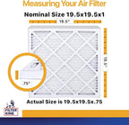 Filter King 19.5x19.5x1 Air Filter | 4-PACK | MERV 13 HVAC Pleated A/C Furnace - Image 2