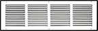 Fits 24x6 Duct Opening | Steel Return Air Grille by Handua | Vent Cover Grill - Image 3