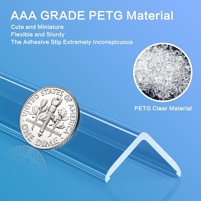 Clear Self-Adhesive Mini Wall Corner Protectors, Cute Corner Guards & Edge - Image 7
