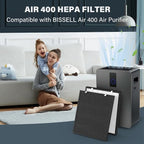 Air400 Filter Replacement for Bissell Air400, 2 True HEPA and 2 Carbon Filter - Image 5