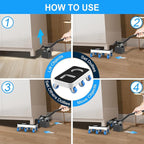 Furniture Dolly with Dual Groove Design: Furniture Sliders with 6 Wheels - Image 7