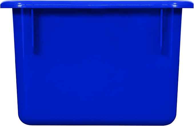 Wood Designs Cubby Storage Bin, Heavy Duty Plastic Containers