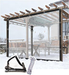 Curtain Patio Enclosure, Water Proof PVC Curtains by GOCHUSX