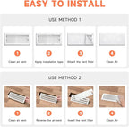 4 x 10 Inch Air Vent Filter for Home Ceiling Thin, ULTRA GREEN Floor Filters - Image 4