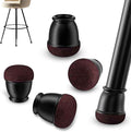 Ezprotekt 24 Pcs Extra Small Chair Leg Floor Protectors, Silicone Felt Chair