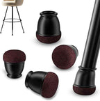 Ezprotekt 24 Pcs Extra Small Chair Leg Floor Protectors, Silicone Felt Chair