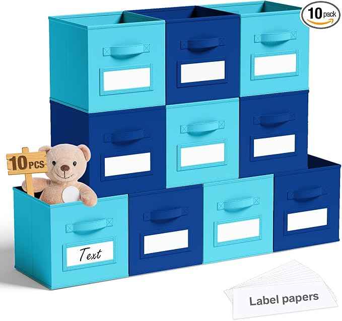 10 Pcs Fabric Storage Cubes