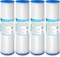 Membrane Solutions 5 Micron Pleated Polyester Sediment Water Filter 10"x2.5" by MembraneSolutions