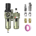 NPT 3/8" Air Regulator with Gauge, Air Compressor Water Separator with by Unknown