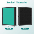 2 Pack MK04 Air Filter Replacement - Image 6