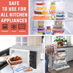 RockBerry 32 Pcs Large Plastic Food storage containers-85 oz to Sauces Box - Image 5