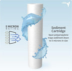 AquaticLife 10-Inch Sediment Water Filter Replacement Cartridges Kit - Image 2
