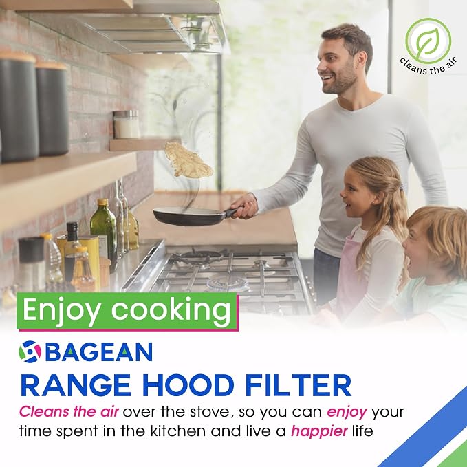 Bagean Stove Hood Vent Filter 9.87" x 11.62" 97007894 Compatible - Image 6