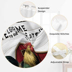 Farmhouse Rooster Kitchen Curtains 24 Inch Length, Small Window Curtains Tab Top - Image 6