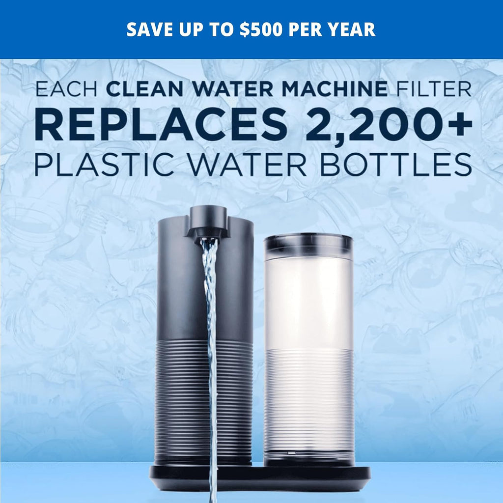 Aquasana Countertop Water Filter | Reduces Lead, PFAS & Microplastics