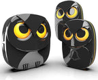 Wireless Doorbell, Cute Owl Doorbell Weatherproof IP55 Outdoor Remote Push