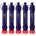 Membrane Solutions Water Filter Straw S2, NSF/ANSI 42&372&401 Certified by MembraneSolutions
