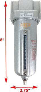 1/2" NPT HEAVY DUTY Industrial Grade Particulate Filter/Water Trap - Image 2