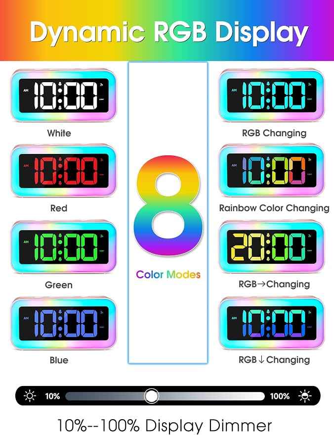 Cadmos Cute Pink Loud Alarm Clock