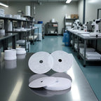 4 Pcs White Cloth Dryer Exhaust Filter, - Image 5