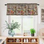 Spring Flowers Kitchen Curtains Set 3 Piece - Image 6