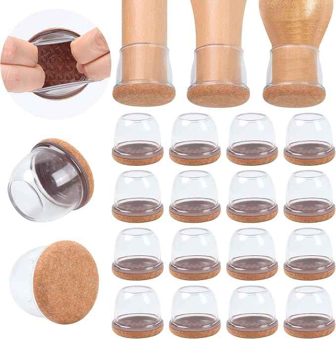 Ezprotekt 24 Pcs Extra Large Chair Leg Protectors